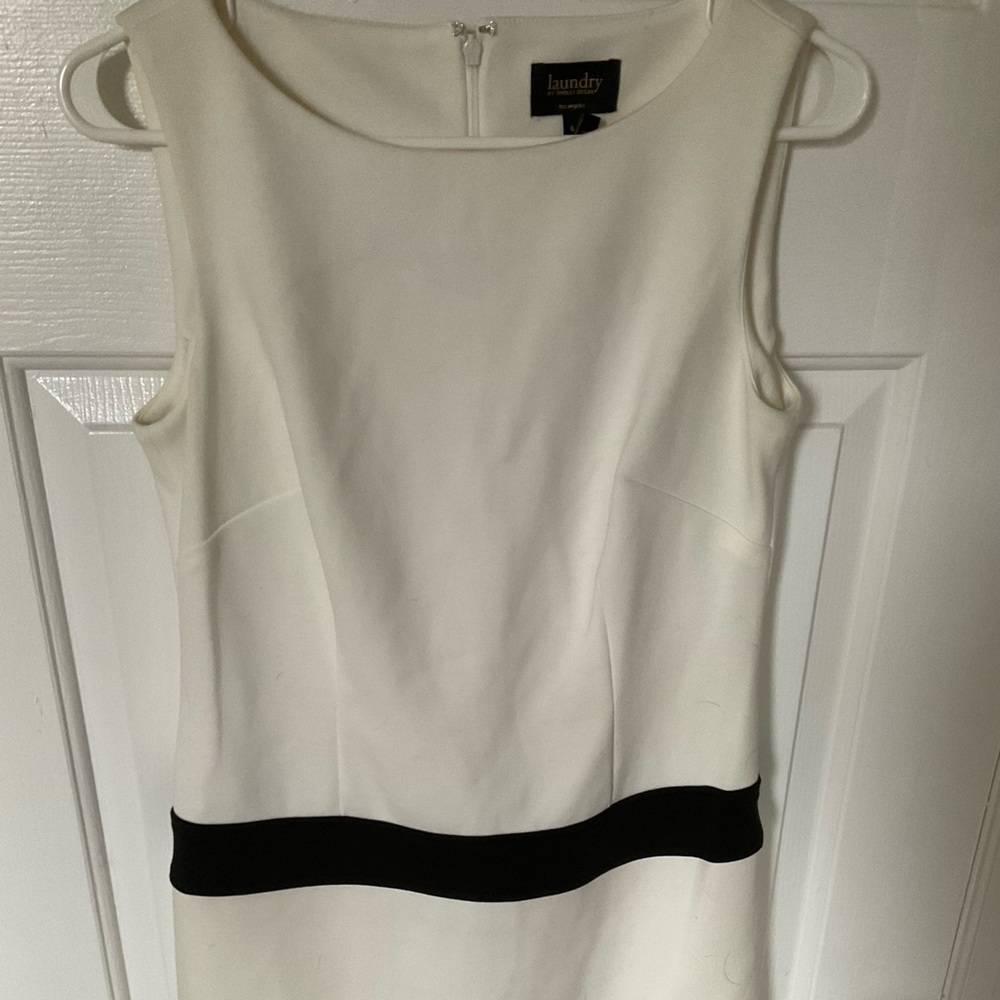White shift dress French laundry